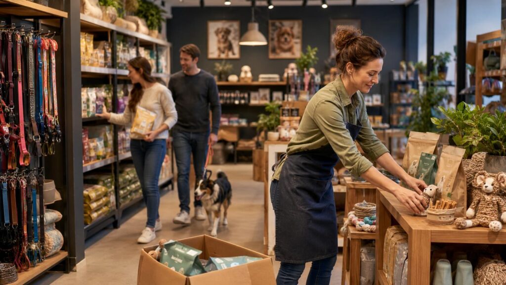 Winkelinrichting veranderen